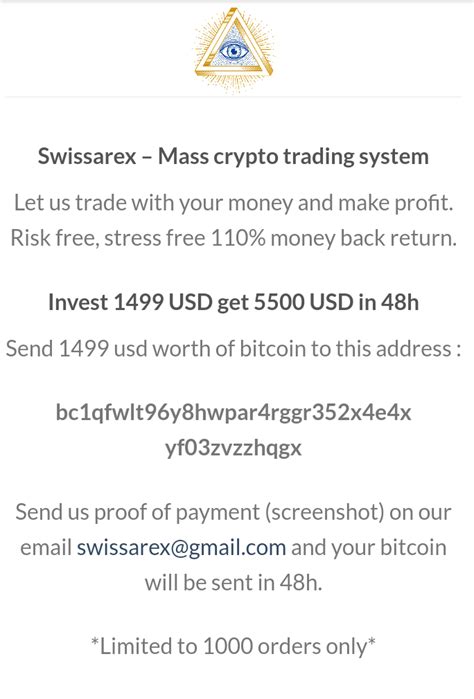 swissarex|is swissarex a scam.